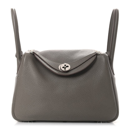 Hermes Taurillon Clemence Lindy 26 Etain 1 of 13