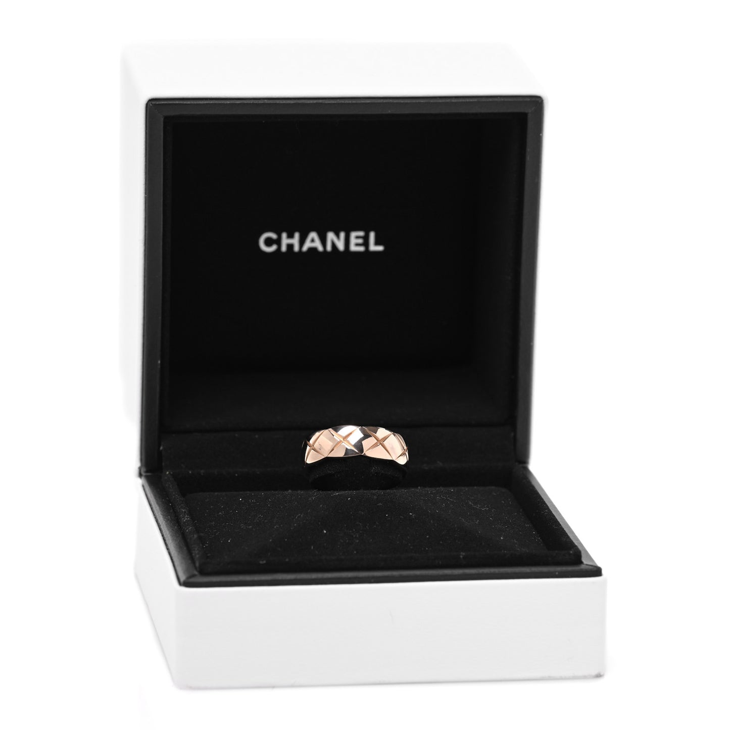18K Beige Gold Small Coco Crush Ring 53 6.5
