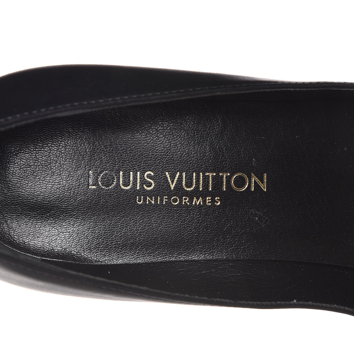 Louis Vuitton Calfskin Buckle Pumps 36.5 Black 9 of 10