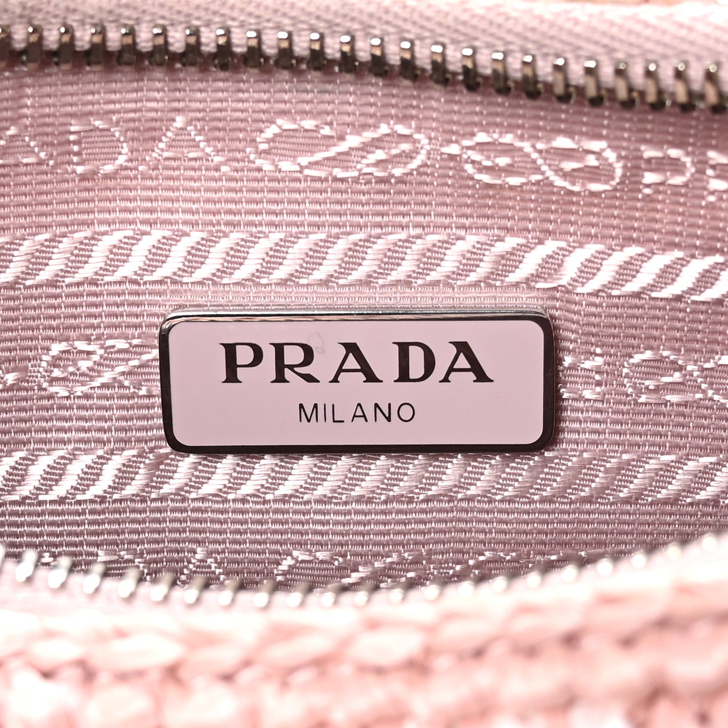 Prada Yarn Raffia Effect Crochet Mini Re-Edition Shoulder Bag Alabastro 6 of 12