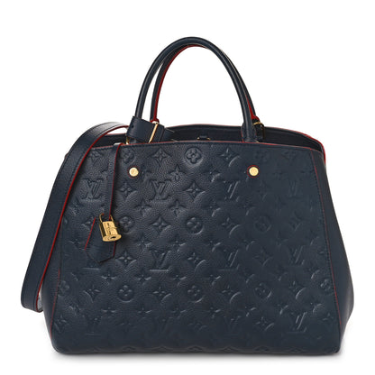 Louis Vuitton Empreinte Montaigne GM Marine Rouge 1 of 8
