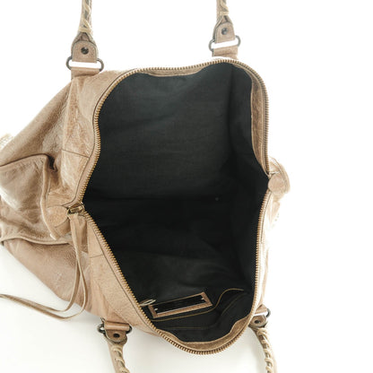 Balenciaga Agneau Classic Hardware Weekender Gris Poivre 6 of 9