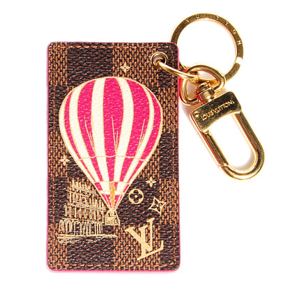 Louis Vuitton Damier Ebene Illustre Air Balloon Bag Charm Grenade 1 of 5