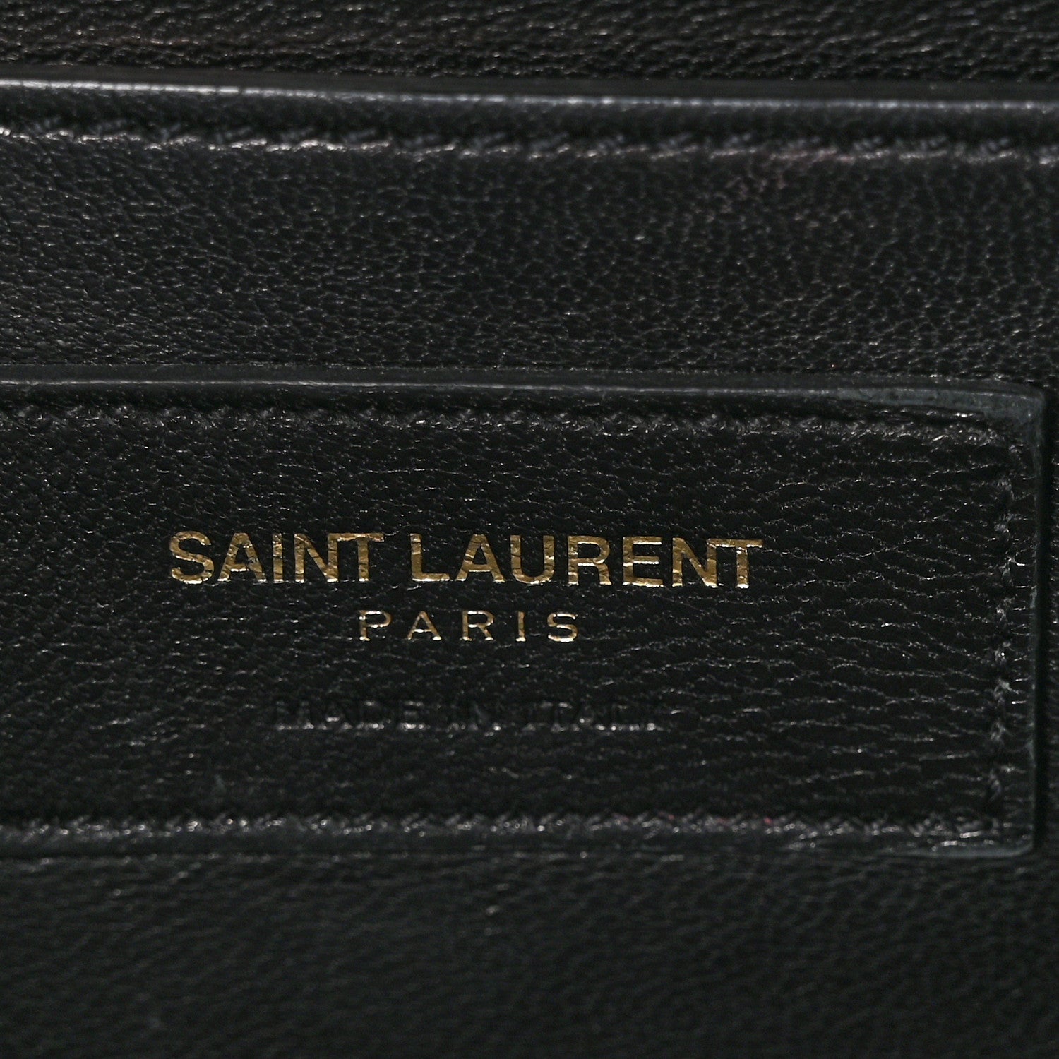 Saint Laurent Calfskin Matelasse Chevron Medium Monogram Satchel Black 7 of 10