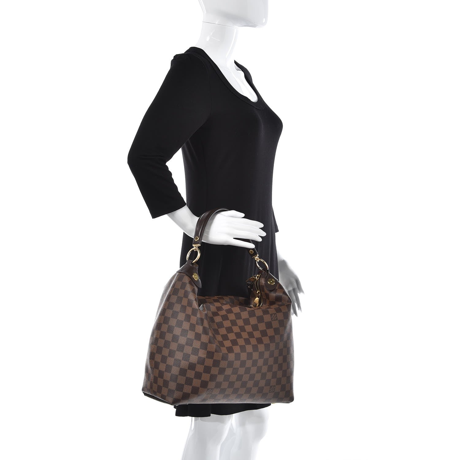 Louis Vuitton Damier Ebene Duomo Hobo 2 of 7