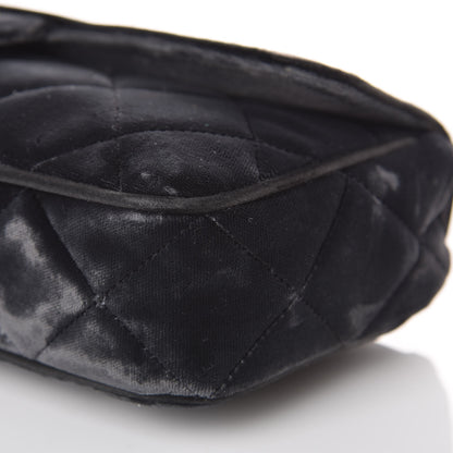 Chanel Velvet Quilted East West Flap Black 13 of 13