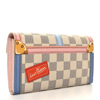 Louis Vuitton Damier Azur Summer Trunks Sarah Wallet NM 3 of 11