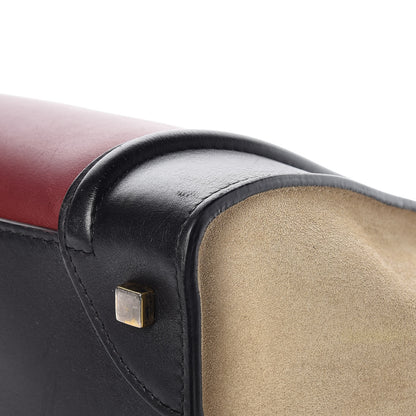 Celine Smooth Calfskin Suede Mini Tri-Color Luggage Rust 11 of 17