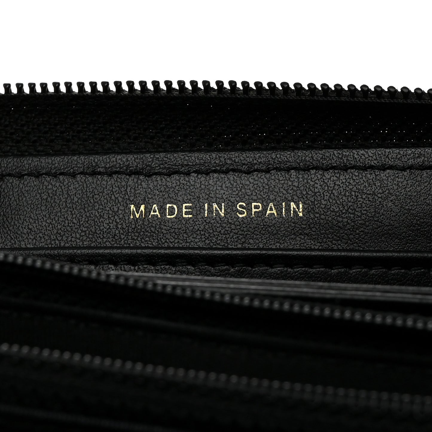 Caviar Quilted Boy Long Zip Around Wallet Black