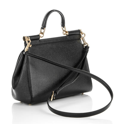 Dolce & Gabbana Dauphine Medium Miss Sicily Satchel Black 3 of 6