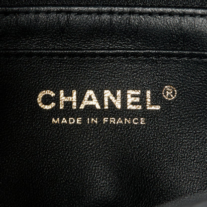 Chanel Lambskin Quilted Metal Mini Top Handle Rectangular Flap Black 7 of 12