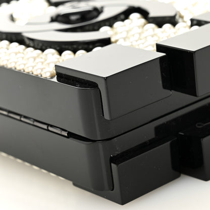 Chanel Pearl Boy Brick Lego Clutch Black 9 of 9
