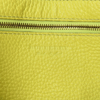Burberry Grainy Calfskin Remington Tote Neon Yellow 8 of 14