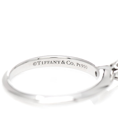 Tiffany Platinum Diamond .29ct Solitaire Engagement Ring 47 4 5 of 7