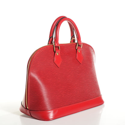 Louis Vuitton Epi Alma PM Red 3 of 7