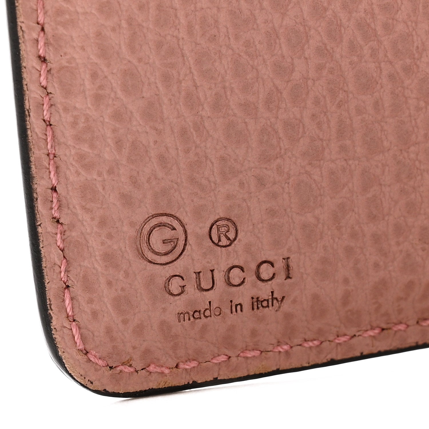 Gucci Dollar Calfskin Interlocking G Continental Wallet Soft Pink 6 of 12
