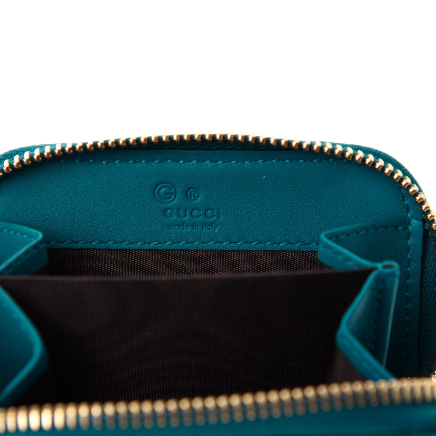 Gucci Microguccissima Zip Around Card Case Deep Cobalt 6 of 8