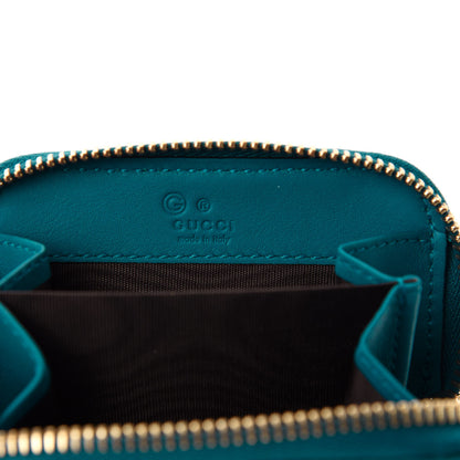 Gucci Microguccissima Zip Around Card Case Deep Cobalt 6 of 8