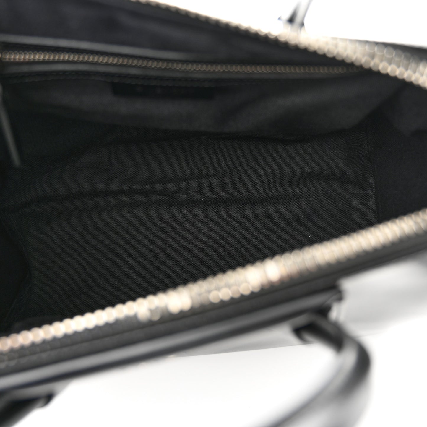 Shiny Lord Calfskin Medium Antigona Black