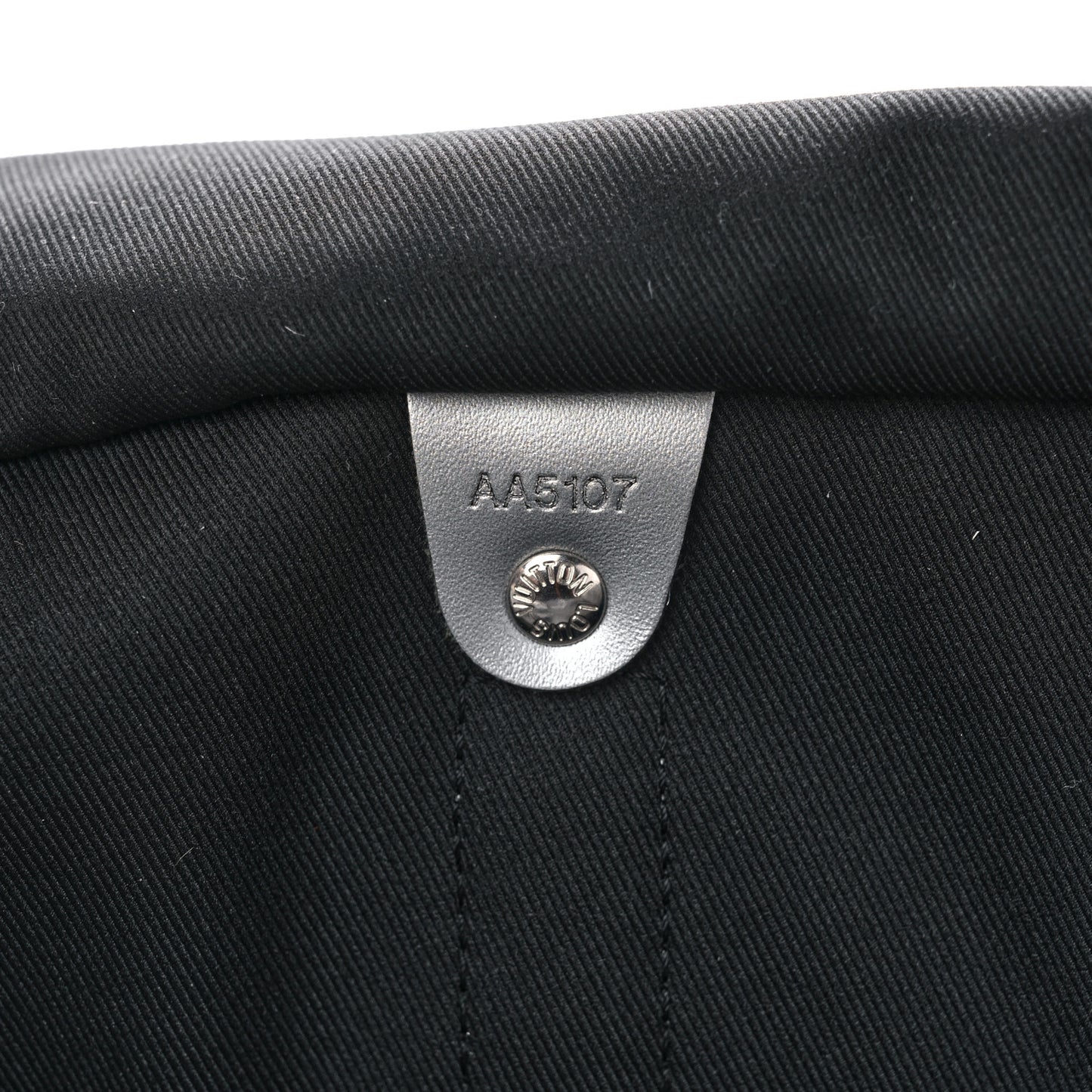 Metallic Monogram Keepall Bandouliere 50 Silver