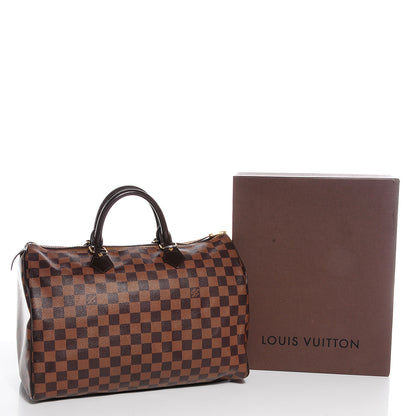 Louis Vuitton Damier Ebene Speedy 35 9 of 9