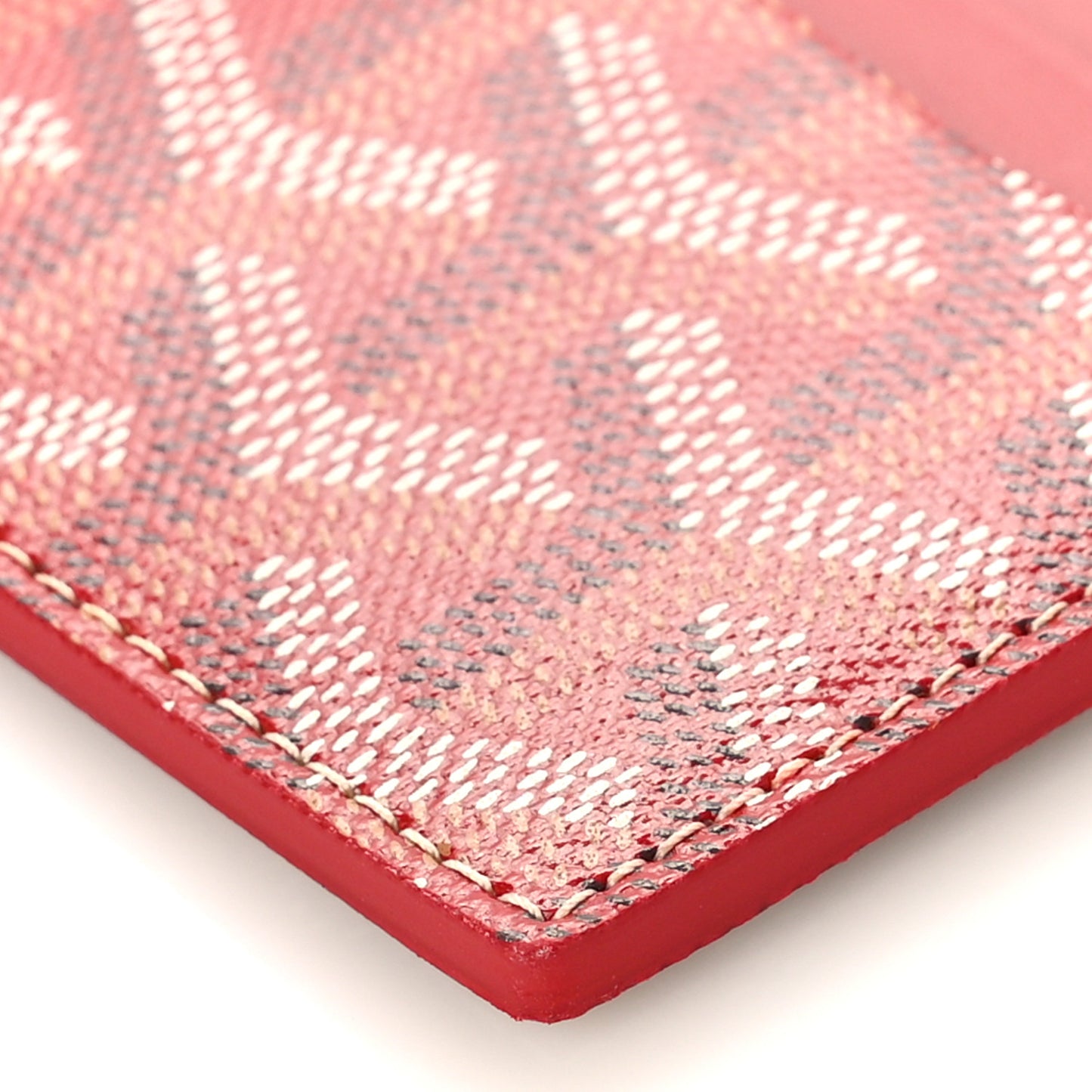 Goyardine Saint Sulpice Card Holder Red