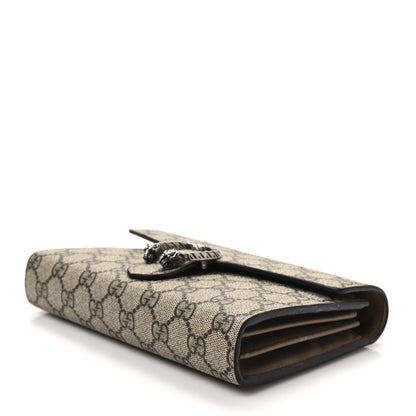 Gucci GG Supreme Monogram Mini Dionysus Chain Wallet Beige Taupe 7 of 7