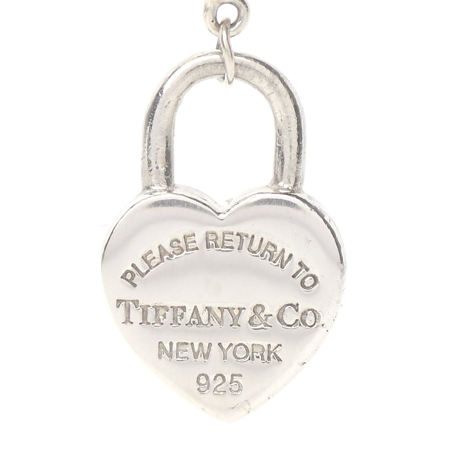 Sterling Silver 3mm Return to Tiffany Heart Lock Bead Bracelet