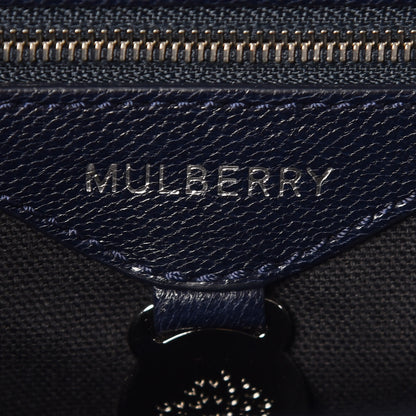 Mulberry Shiny Goatskin Bayswater Shoulder Bag Midnight 6 of 10