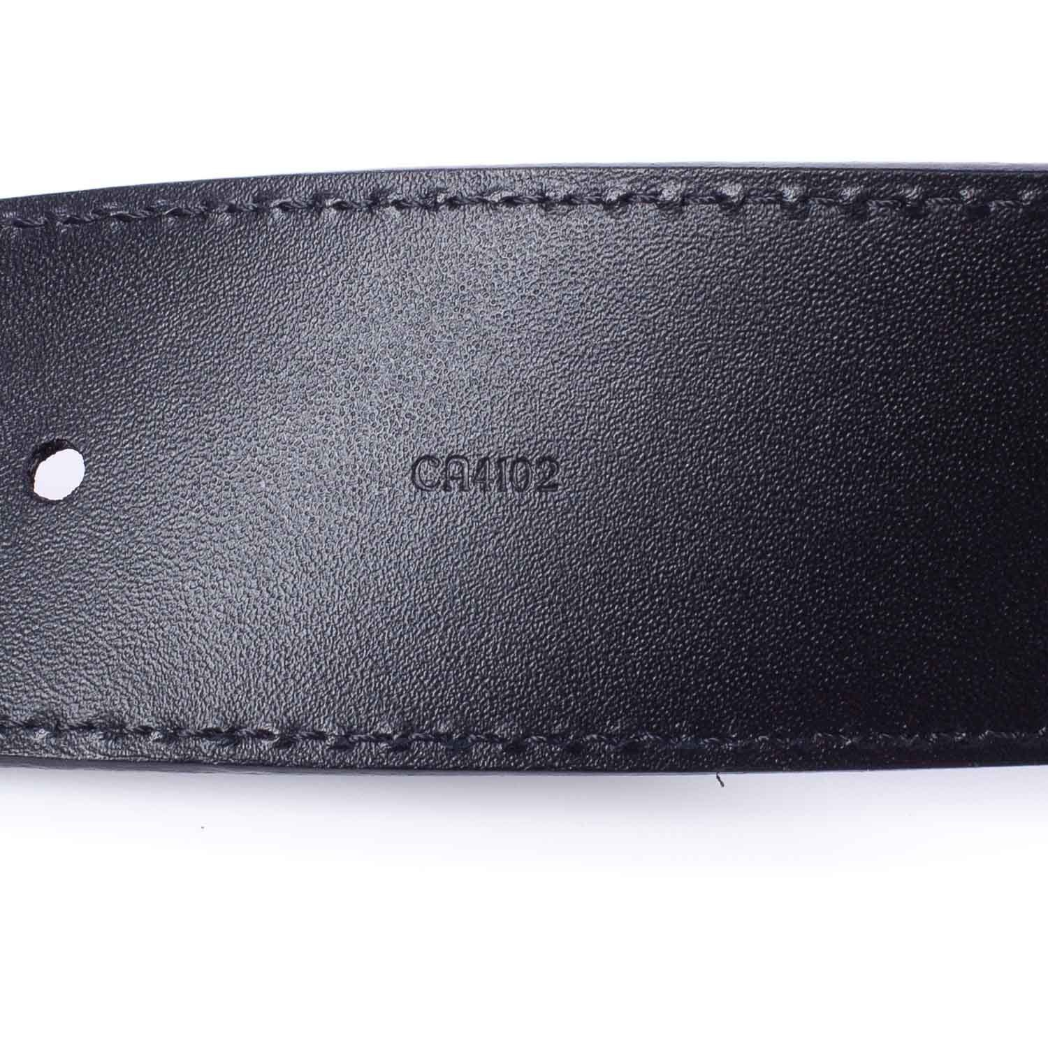 Louis Vuitton Damier Graphite LV Initiales Belt 85 34 3 of 5