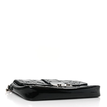 Christian Dior Patent Cannage New Lock Pouch Black 4 of 8