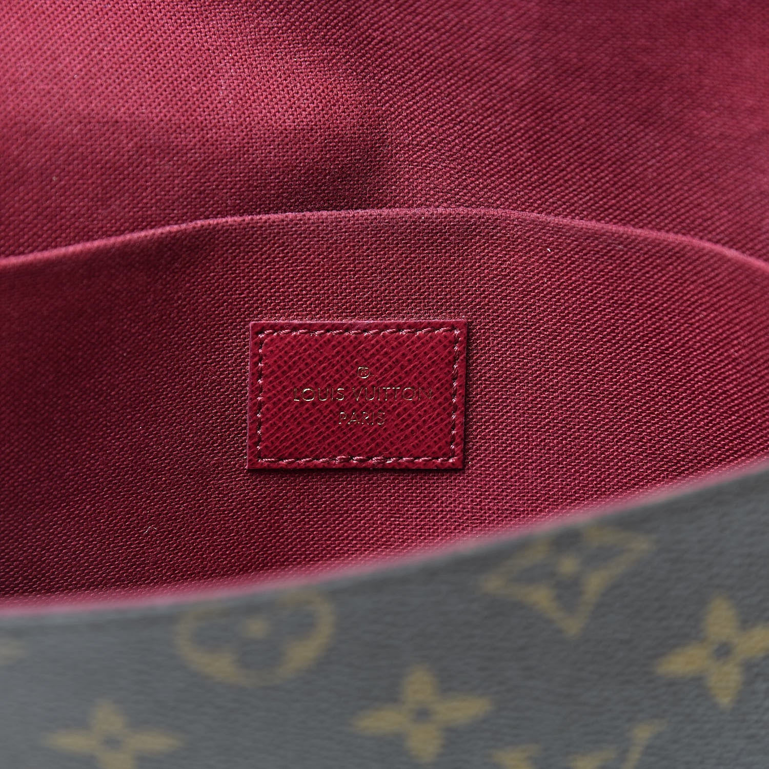 Louis Vuitton Monogram Pochette Felicie Chain Wallet Fuchsia 8 of 16