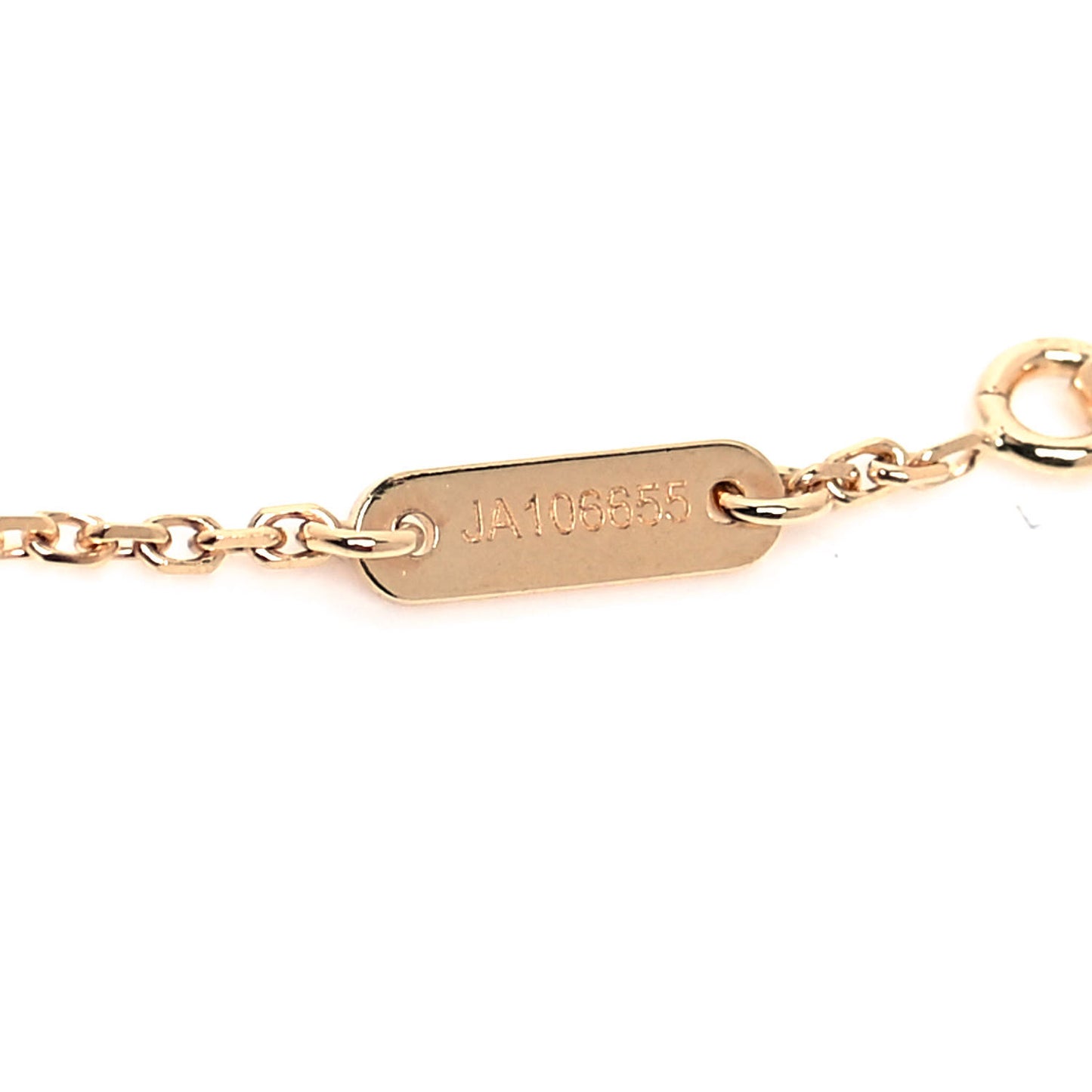 18K Yellow Gold Mother of Pearl Sweet Alhambra Bracelet