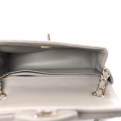 Chanel Lambskin Quilted Mini Rectangular Flap Grey 5 of 10