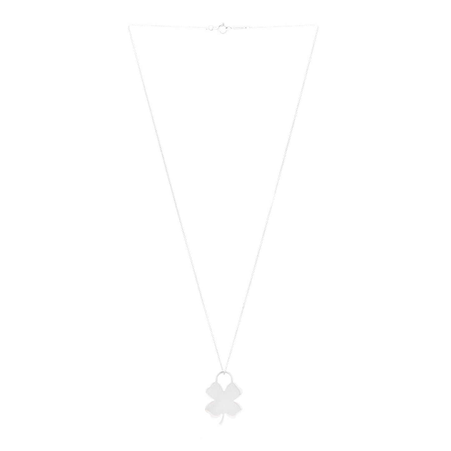 Sterling Silver Clover Pendant Necklace