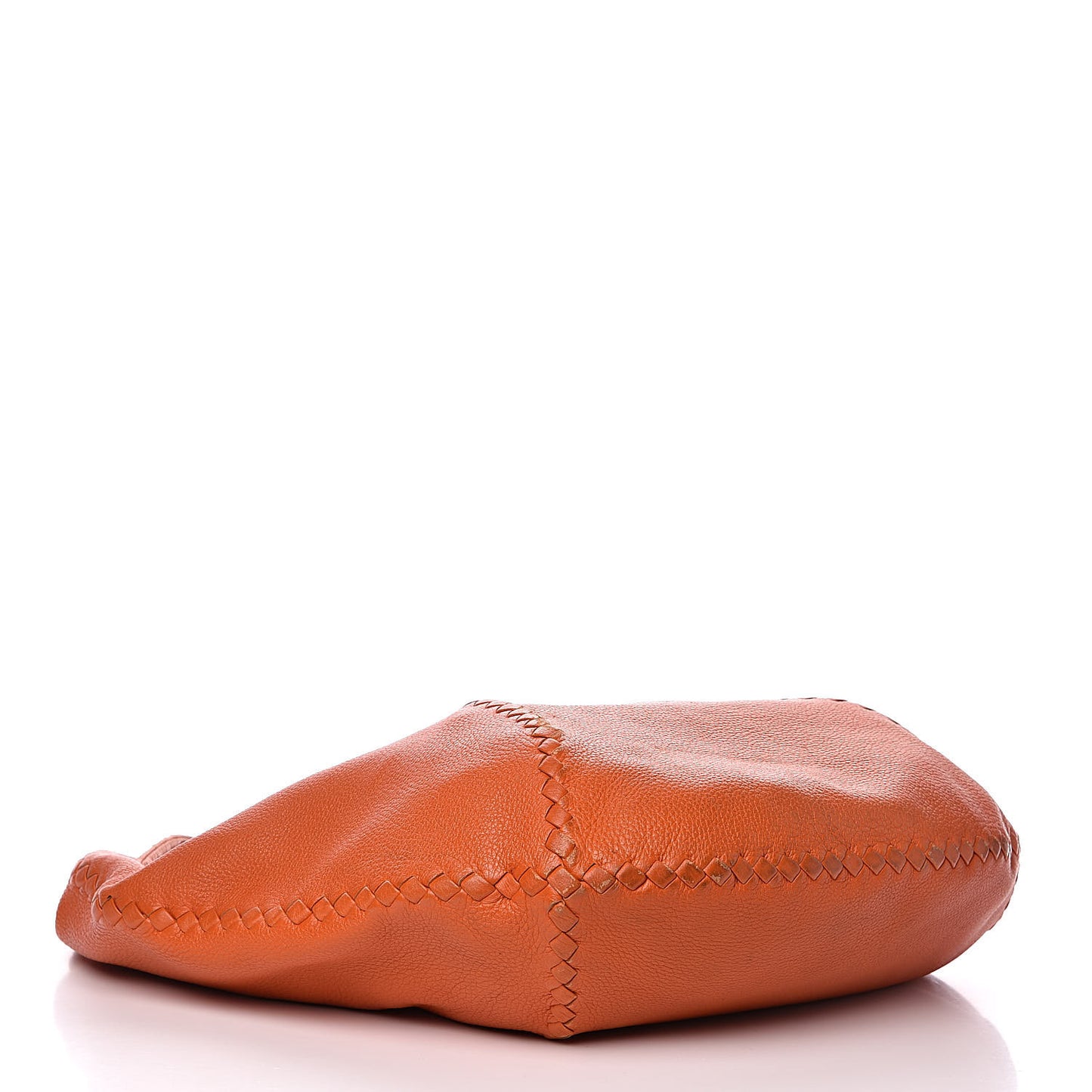 Cervo Deerskin Large Hobo Tangerine