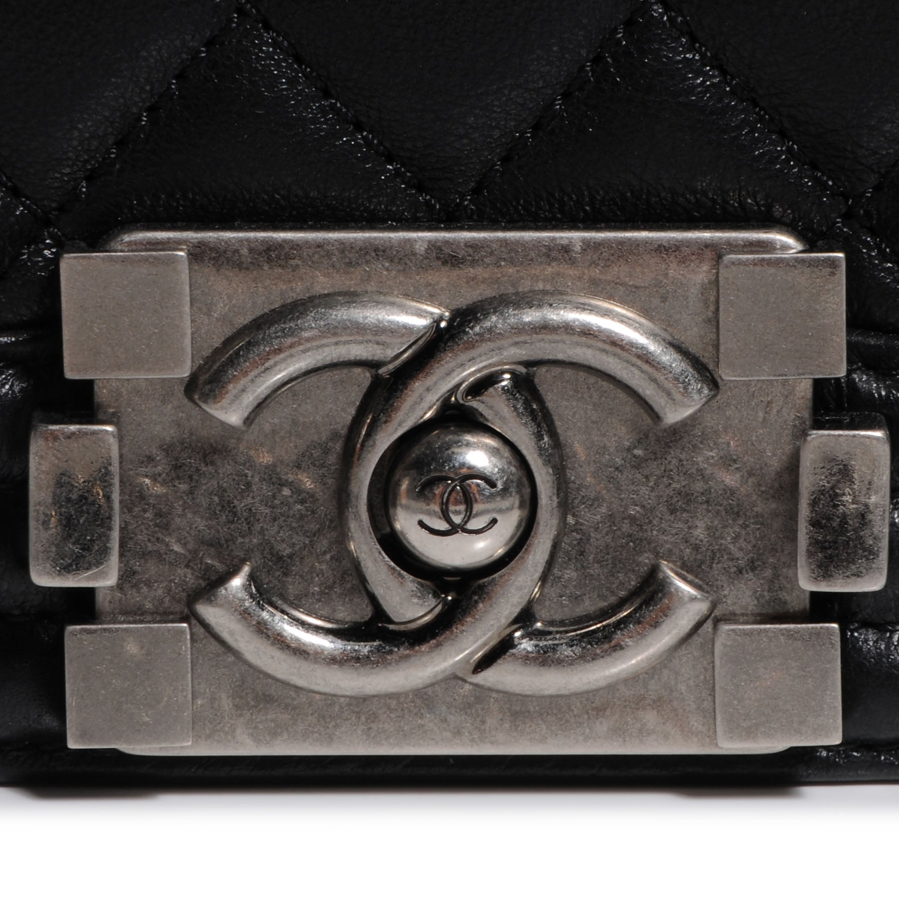 Chanel Calfskin Quilted Large Boy Flap Black 10 of 10