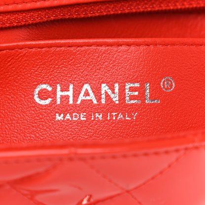 Chanel Patent Calfskin Quilted Mini Rectangular Flap Red 6 of 9