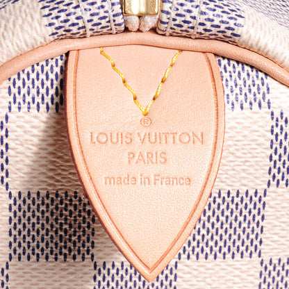 Louis Vuitton Damier Azur Speedy 30 7 of 7
