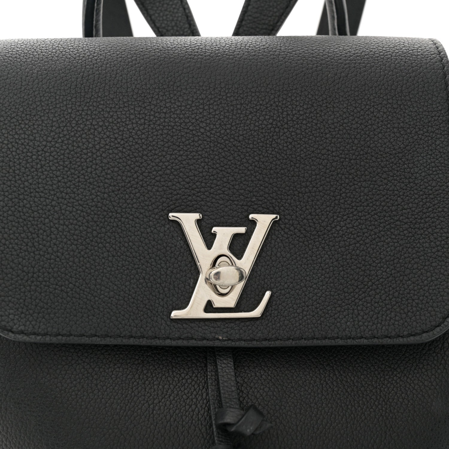 Louis Vuitton Calfskin Lockme Backpack Black 7 of 13
