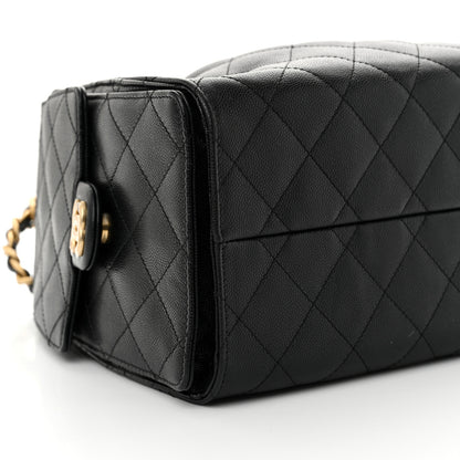 Chanel Caviar Quilted Small Chanel 25 Handbag Black 9 of 11
