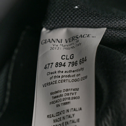 Versace Calfskin Medium Palazzo Empire Bag Black 7 of 16