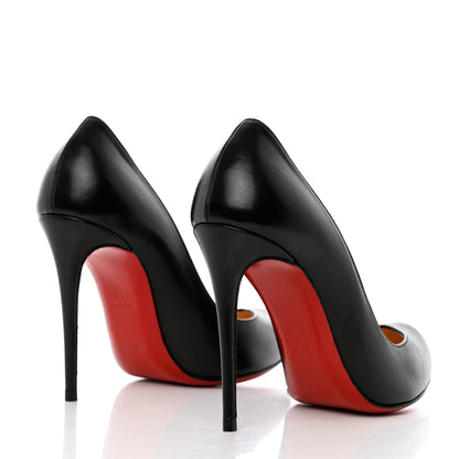 Christian Louboutin Kid Simple 100 Pumps 37 Black 4 of 10