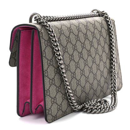 Gucci GG Supreme Monogram Small Dionysus Shoulder Bag Pink 3 of 12