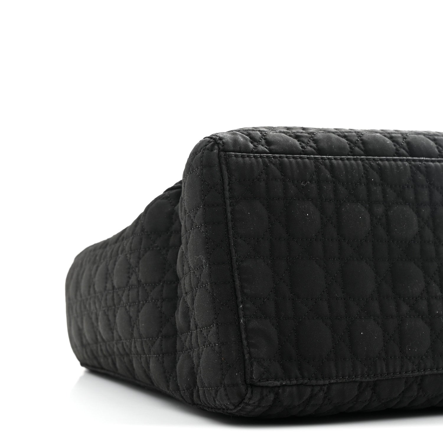 Christian Dior Nylon Cannage Medium Lady Dior Black 9 of 11