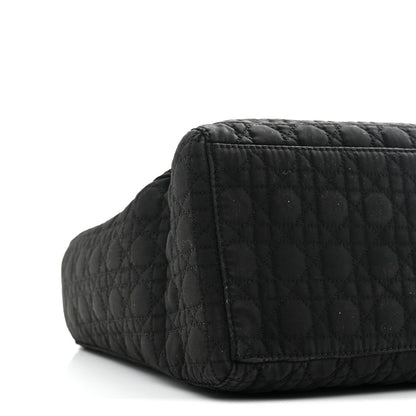 Christian Dior Nylon Cannage Medium Lady Dior Black 9 of 11