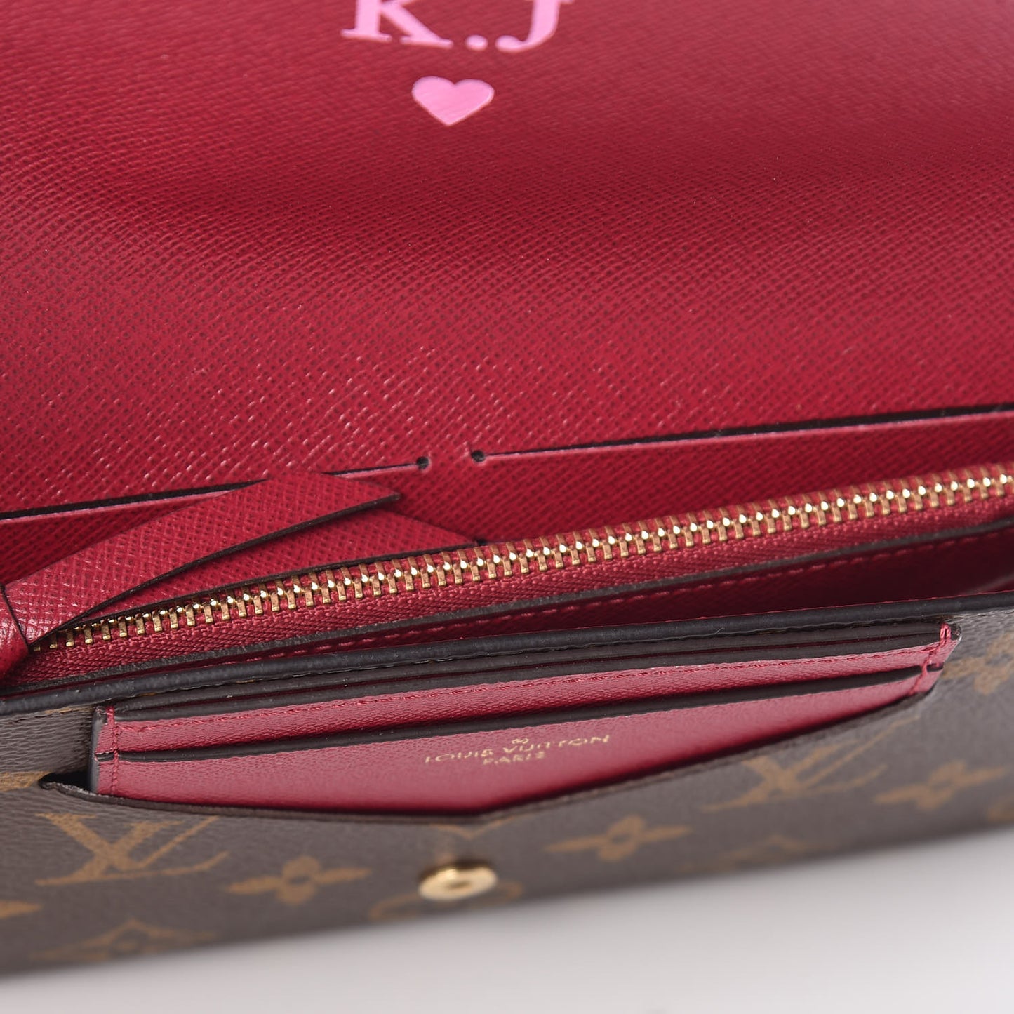 Monogram Jeanne Wallet Fuchsia