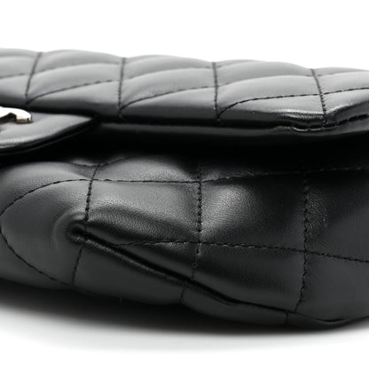 Chanel Calfskin Quilted CC Uniform Flap Belt Bag Black 8 of 11