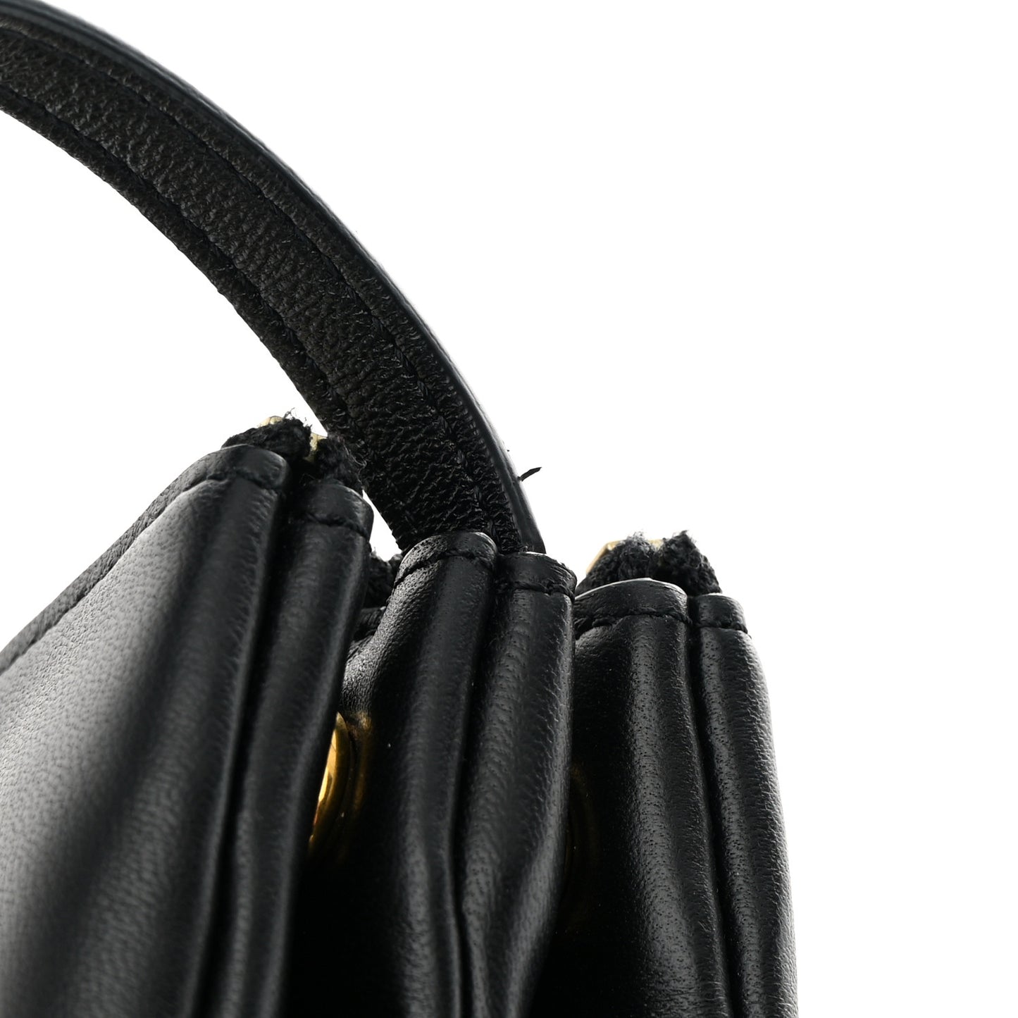 Lambskin Large Trio Crossbody Bag Black