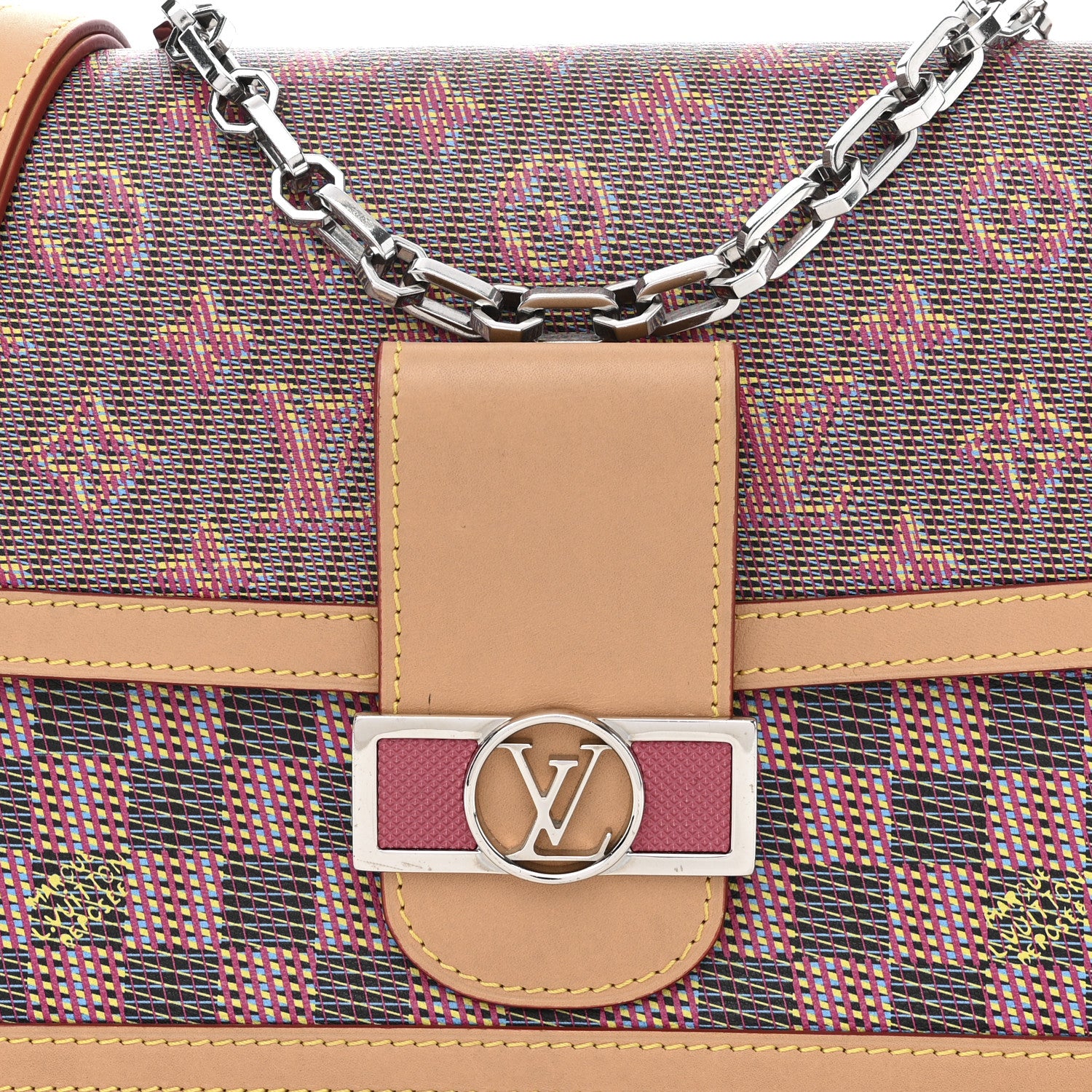 Louis Vuitton Monogram LV Pop Dauphine MM Rose 8 of 14